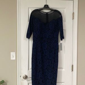 Teri Jon, Mother of Bride gown, never worn!  Navy, size 8